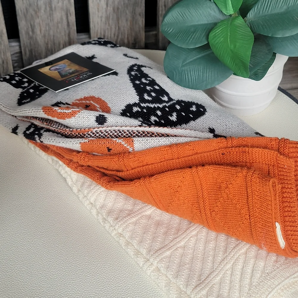 Cynthia Rowley 3 pack Pumpkins Hats & Bats Hand Towels